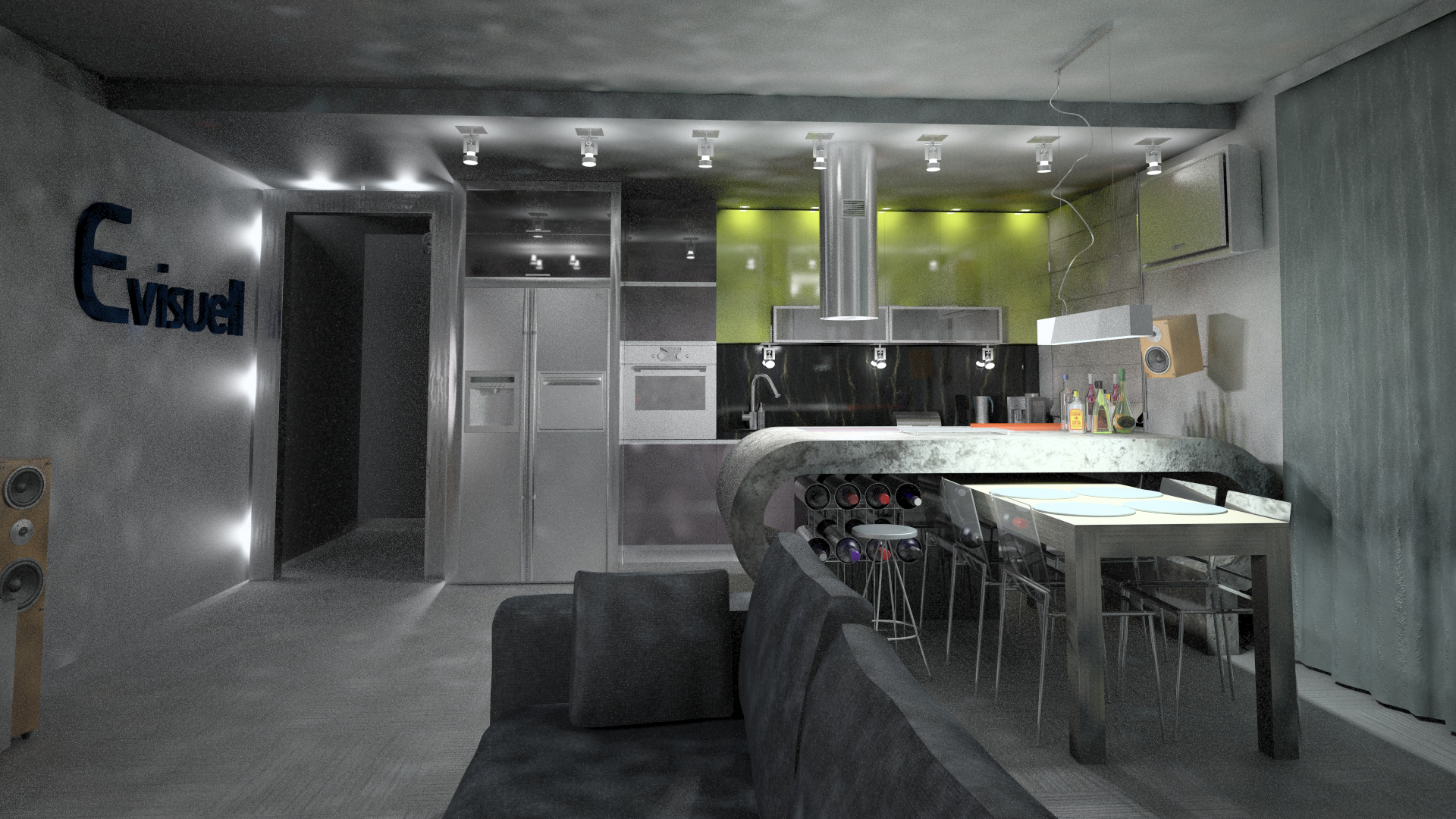 Dining kitchen